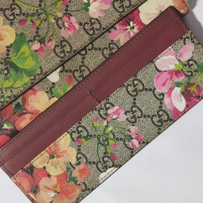 Gucci GG Blooms Purse Long Wallet