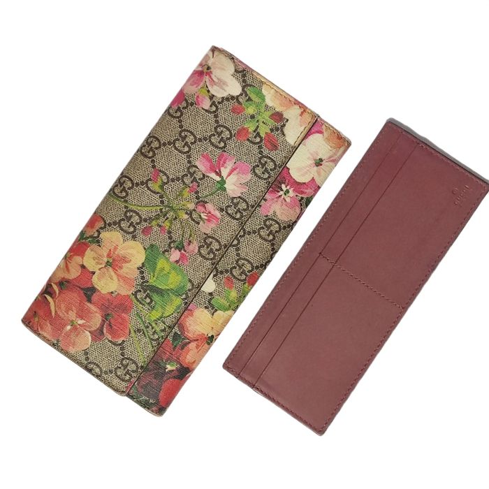 Gucci GG Blooms Purse Long Wallet