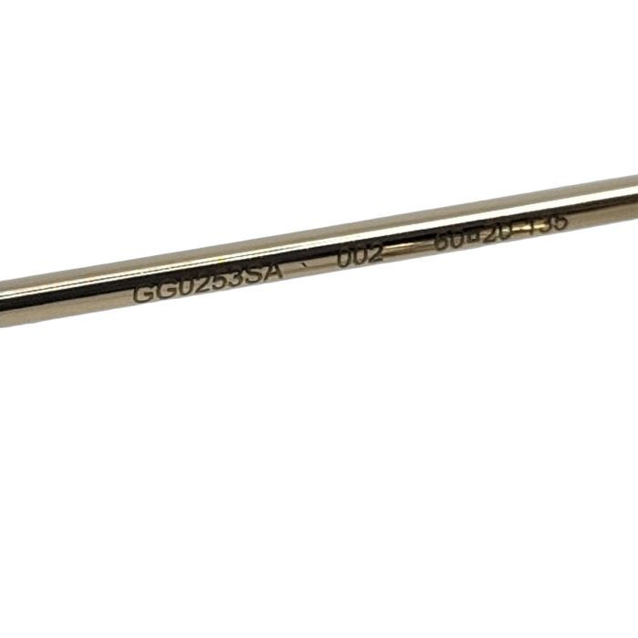 Gucci GG0253SA Round Gold-Tone Sunglasses