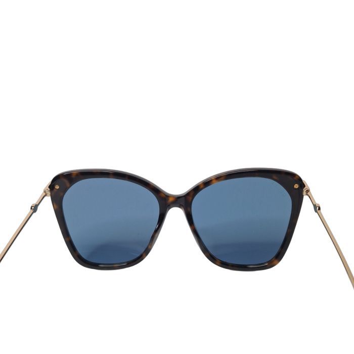 Gucci GG0510S Tortoiseshell Blue-Lens Sunglasses