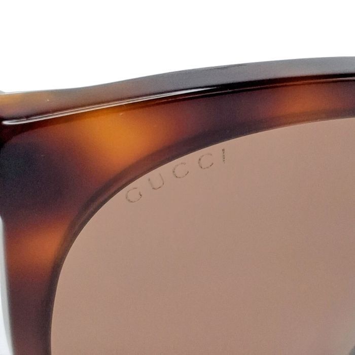 Gucci GG0565S Tortoiseshell Cat-Eye Sunglasses