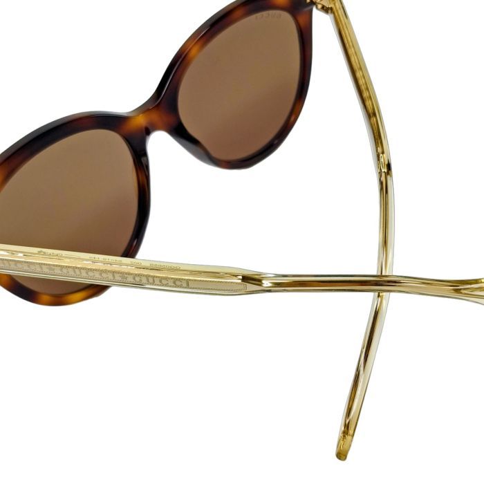 Gucci GG0565S Tortoiseshell Cat-Eye Sunglasses