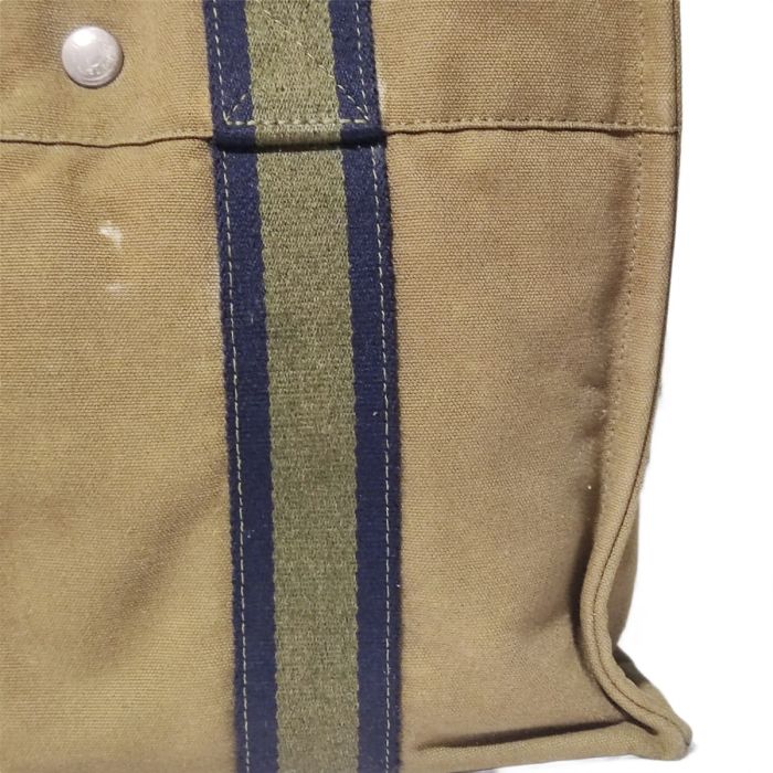 Hermes Mini Canvas Handbag