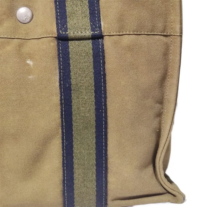 Hermes Mini Canvas Handbag