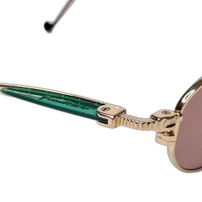 Jean Paul Gaultier 56-8103 Round Gold Sunglasses