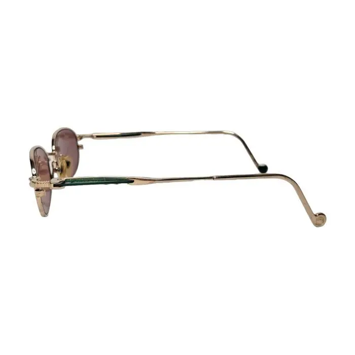 Jean Paul Gaultier 56-8103 Round Gold Sunglasses