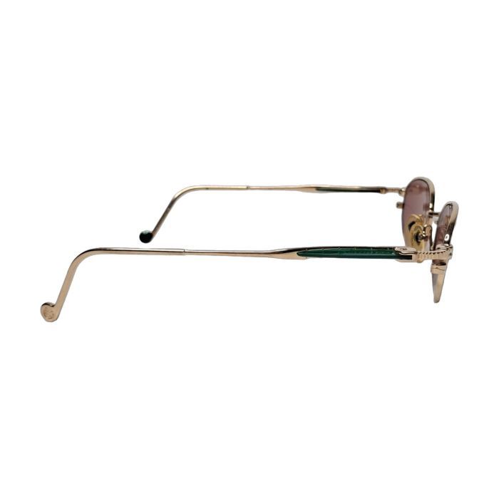 Jean Paul Gaultier 56-8103 Round Gold Sunglasses