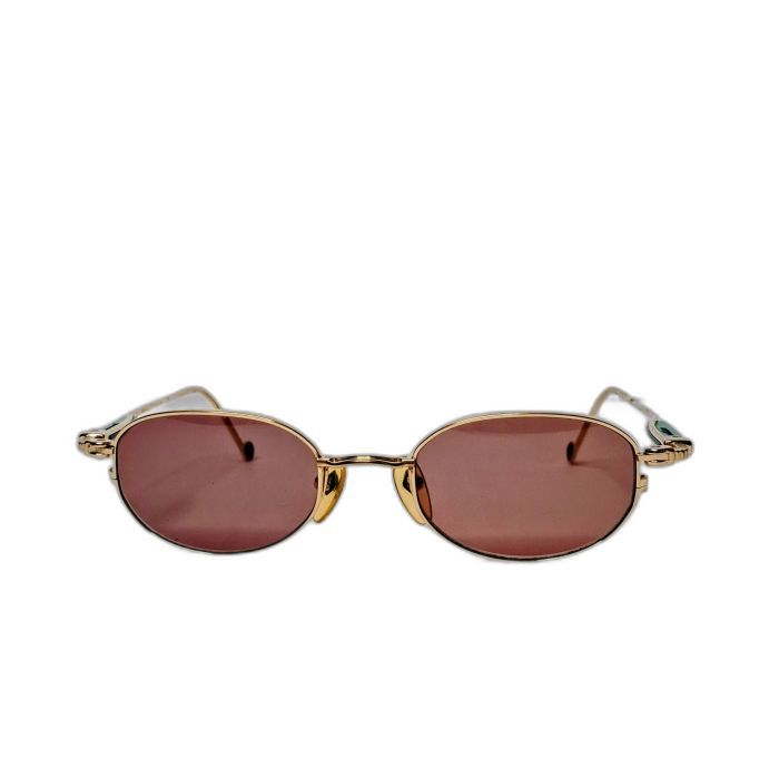 Jean Paul Gaultier 56-8103 Round Gold Sunglasses