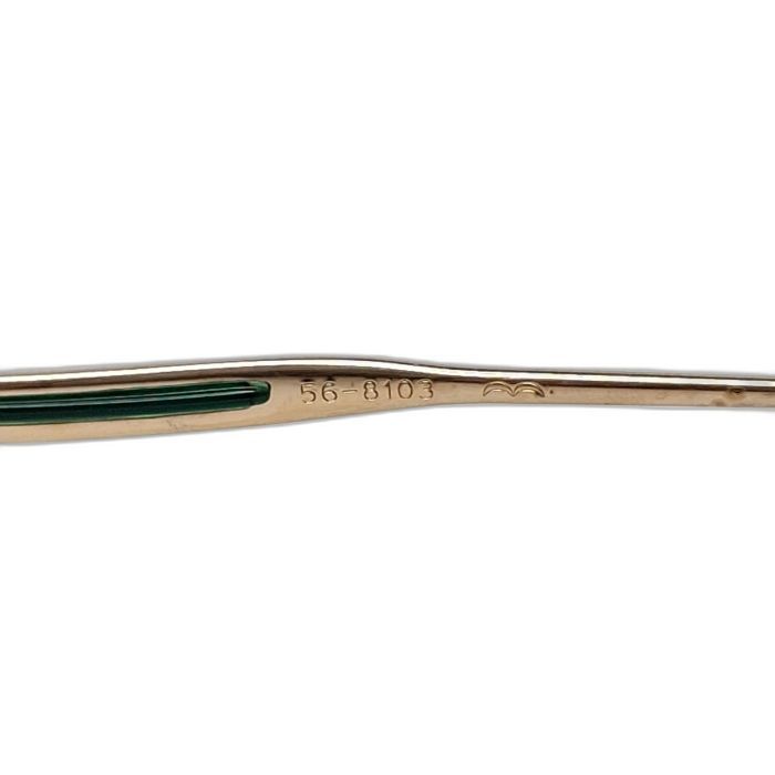 Jean Paul Gaultier 56-8103 Round Gold Sunglasses