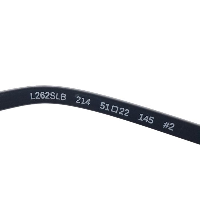 Lacoste L262SLB Round Metal Sunglasses