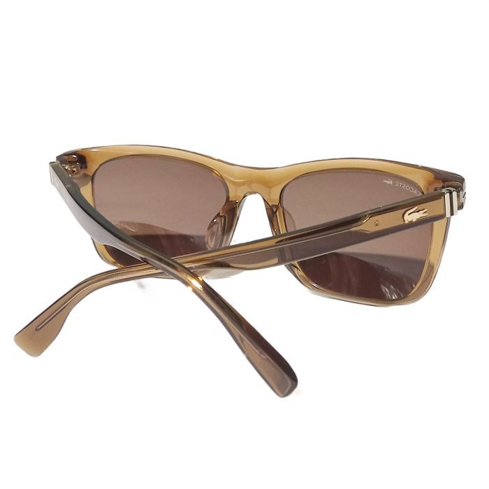 Lacoste L6050SLB Metal Crocodile Logo Wellington Sunglasses