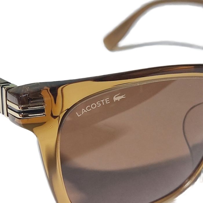 Lacoste Metal Crocodile Logo Wellington Sunglasses