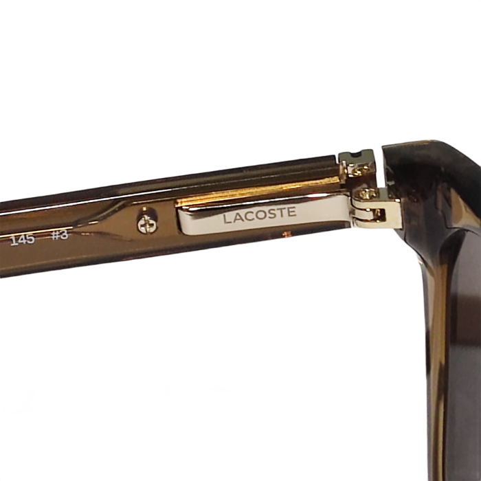 Lacoste Metal Crocodile Logo Wellington Sunglasses