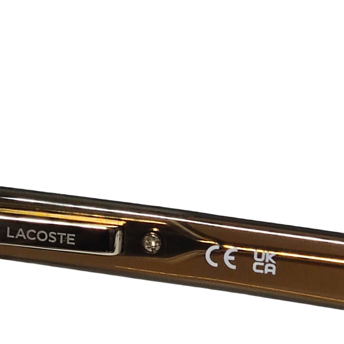 Lacoste Metal Crocodile Logo Wellington Sunglasses
