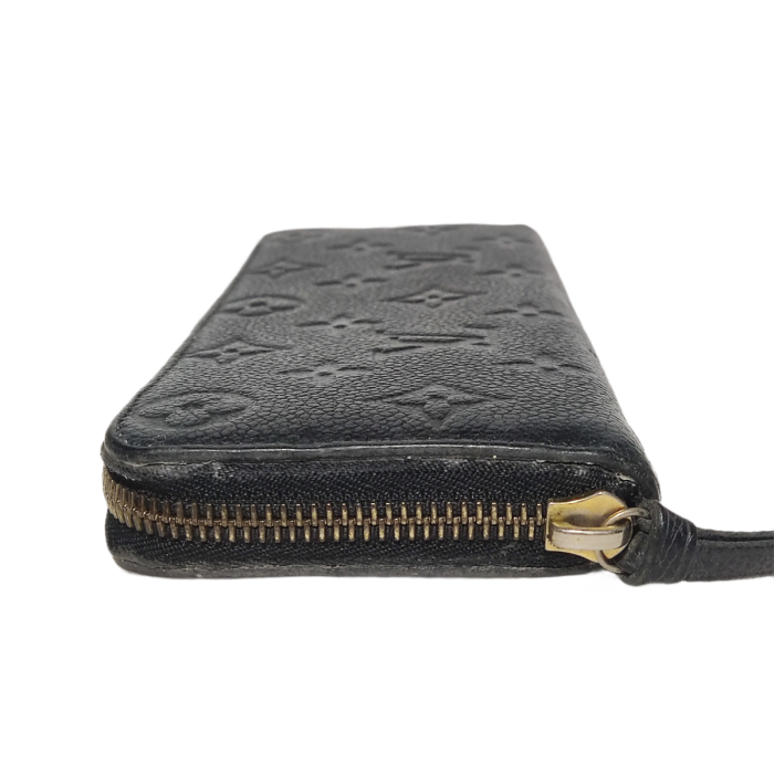 Louis Vuitton Black Monogram Empreinte Clemence Wallet