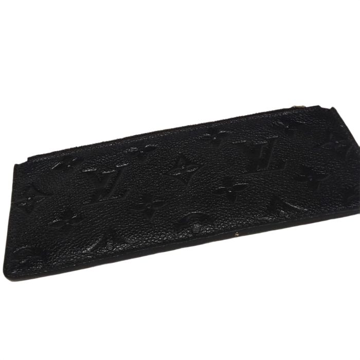 Louis Vuitton Black Monogram Empreinte Clemence Wallet