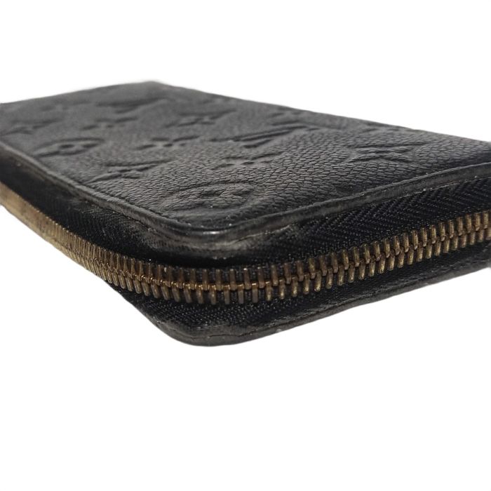 Louis Vuitton Black Monogram Empreinte Clemence Wallet