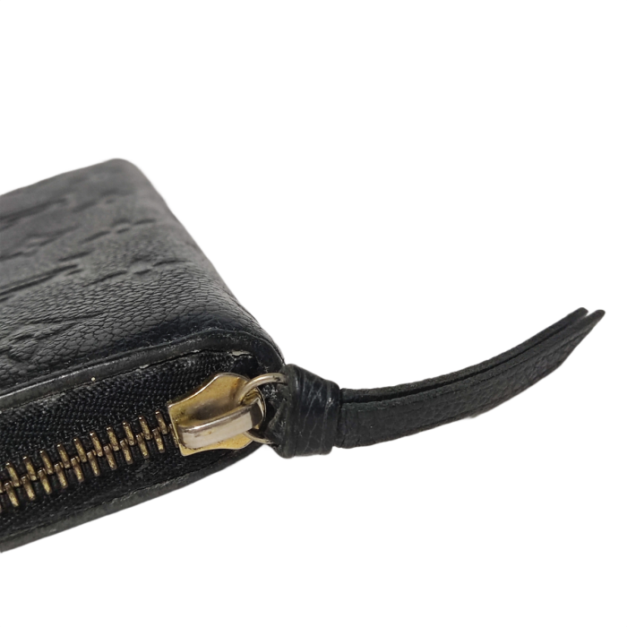 Louis Vuitton Black Monogram Empreinte Clemence Wallet