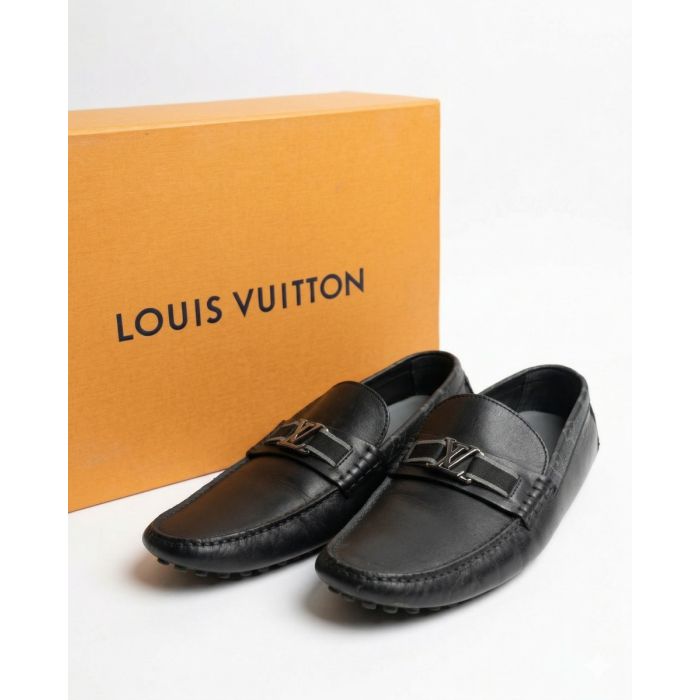 Louis Vuitton Hockenheim Leather Loafers