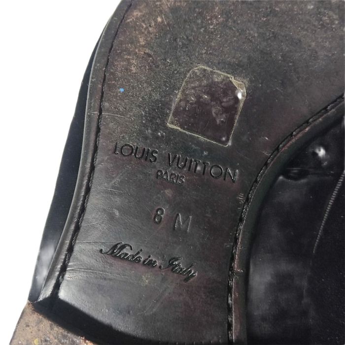 Louis Vuitton Mens Suede Loafers