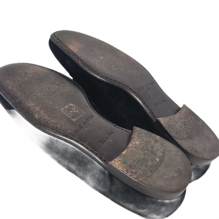 Louis Vuitton Mens Suede Loafers