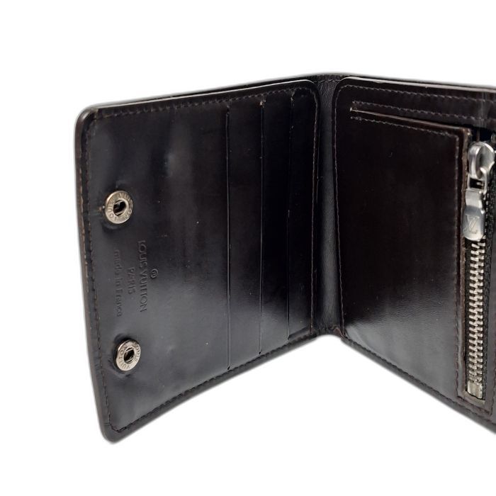 Louis Vuitton Black Monogram Mat Bifold Wallet