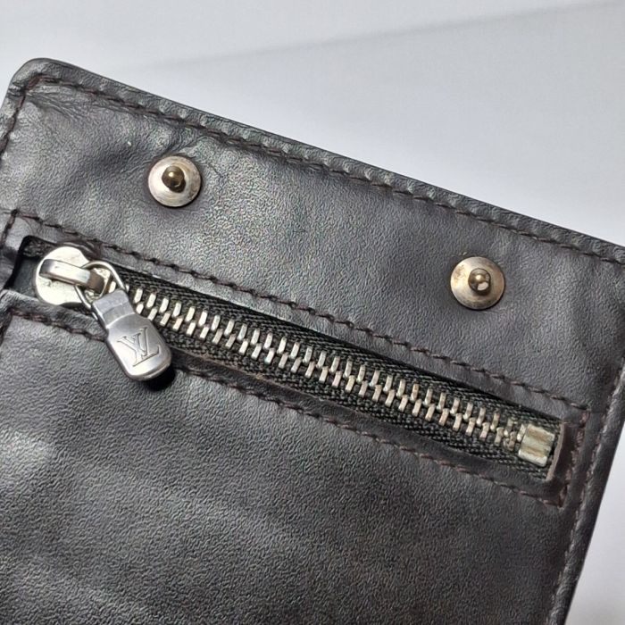 Louis Vuitton Black Monogram Mat Bifold Wallet
