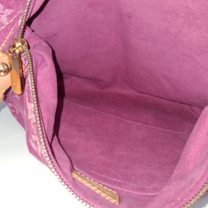 Louis Vuitton Pink Monogram Denim Baggy Bag