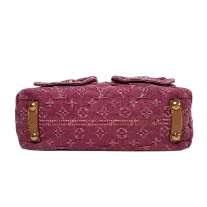 Louis Vuitton Pink Monogram Denim Baggy Bag