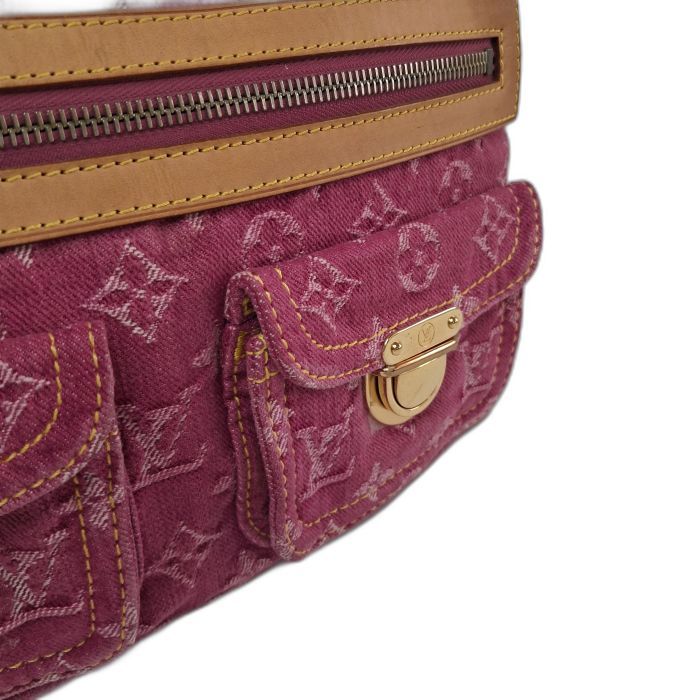 Louis Vuitton Pink Monogram Denim Baggy Bag