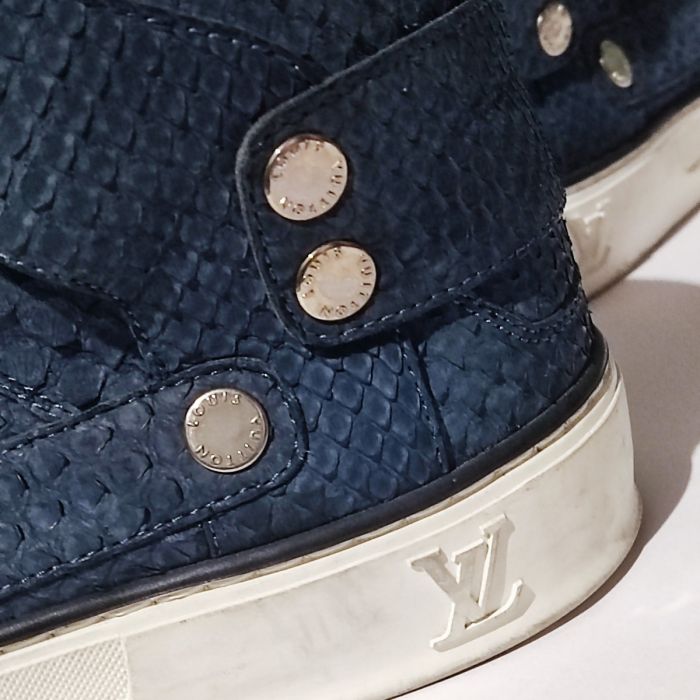 Louis Vuitton Python High Top Sneakers