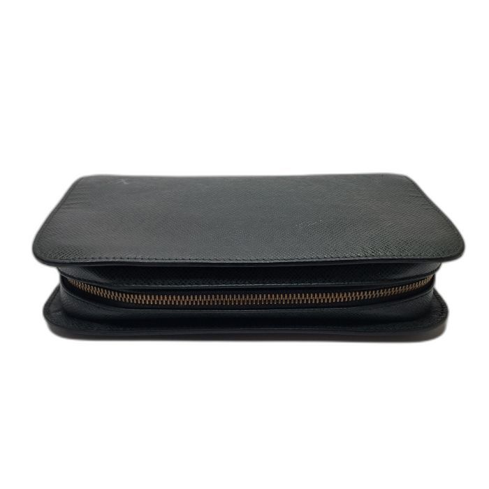 Louis Vuitton Green Taiga Leather Zip Organizer