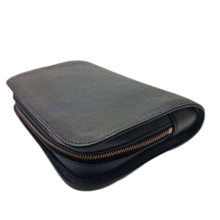 Louis Vuitton Green Taiga Leather Zip Organizer