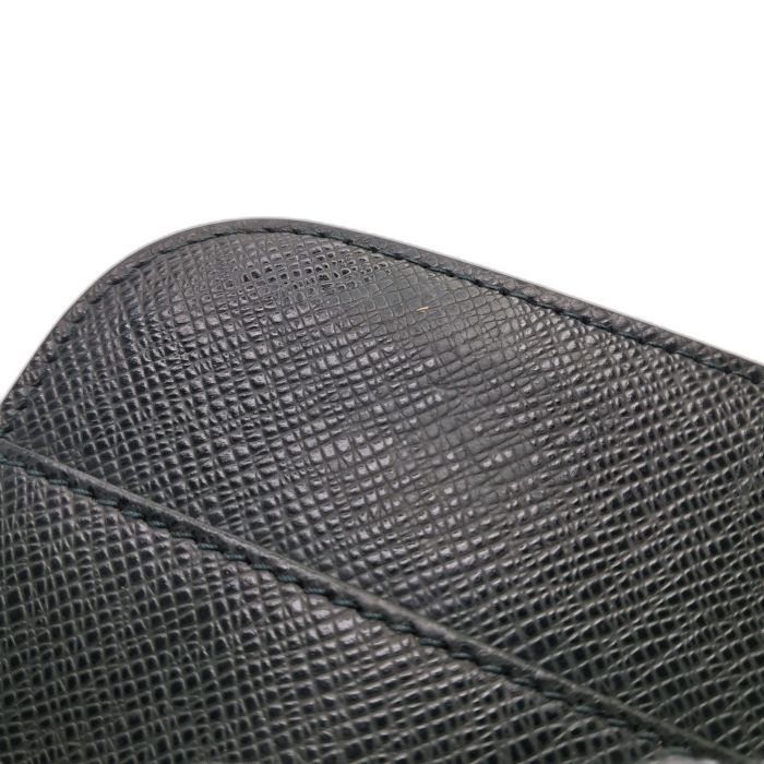 Louis Vuitton Green Taiga Leather Zip Organizer