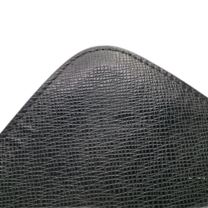 Louis Vuitton Green Taiga Leather Zip Organizer