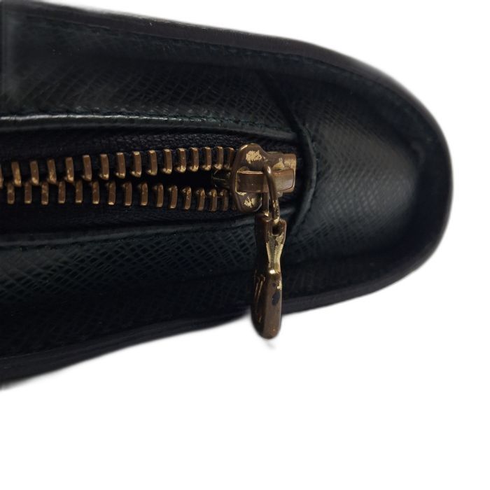 Louis Vuitton Green Taiga Leather Zip Organizer
