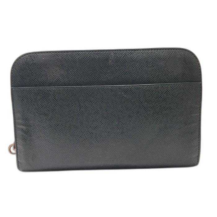 Louis Vuitton Green Taiga Leather Zip Organizer