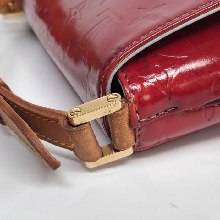 Louis Vuitton Vernis Red Patent Messenger Bag
