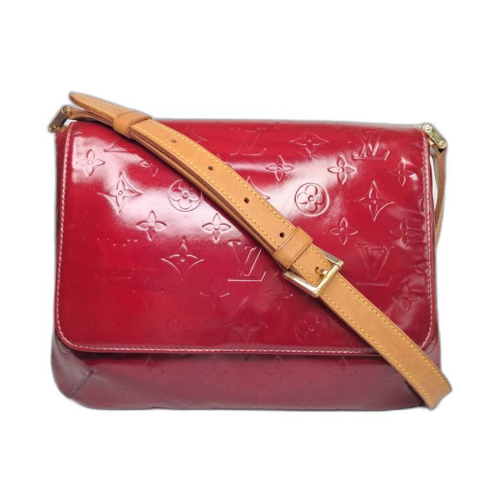 Louis Vuitton Vernis Red Patent Messenger Bag
