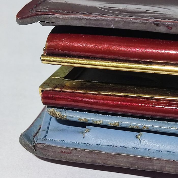 Louis Vuitton Vernis  Wallet Red