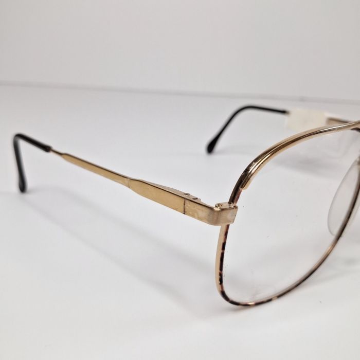 Luxottica 1026 Vintage Gold Aviator Eyeglasses