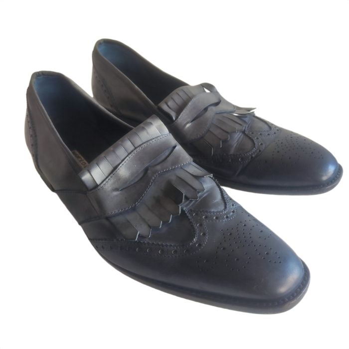 Manolo Blahnik Agasious Kiltie Loafers