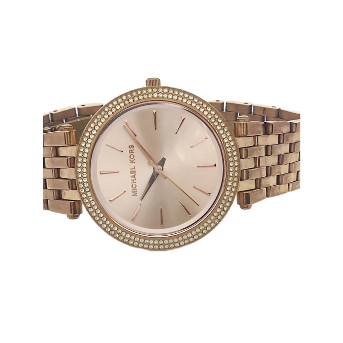 Michael Kors Darci Women Quartz Rose Gold Dial Analog Stainless Steel Watch MK3192