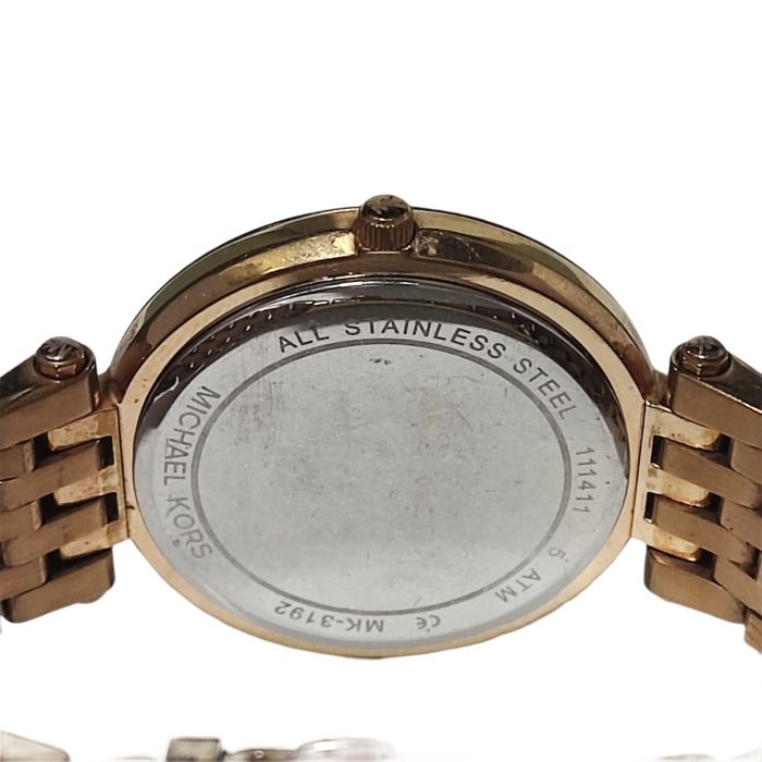 Michael Kors Darci Women Quartz Rose Gold Dial Analog Stainless Steel Watch MK3192