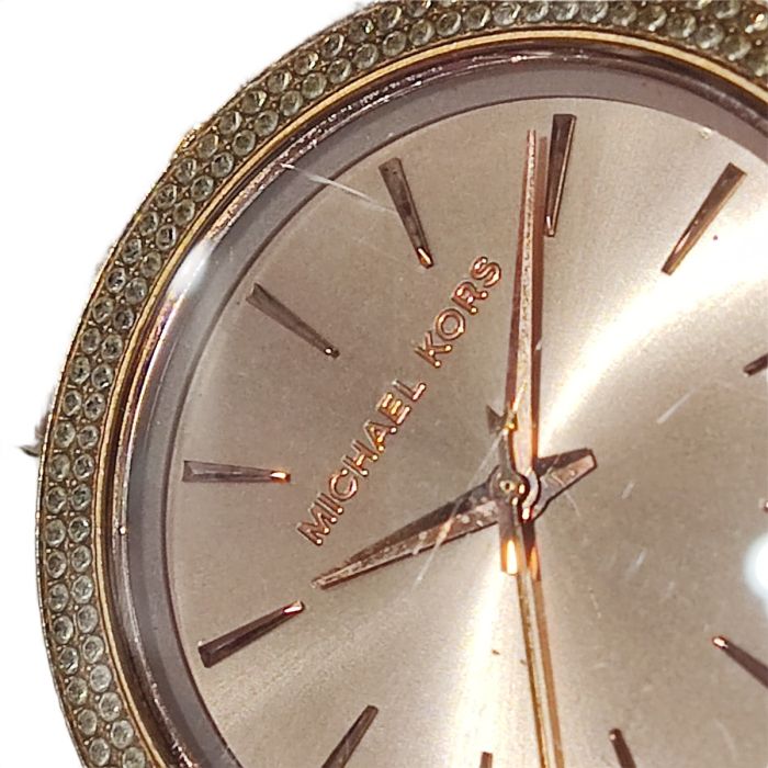 Michael Kors Darci Women Quartz Rose Gold Dial Analog Stainless Steel Watch MK3192