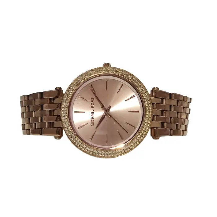 Michael Kors Darci Women Quartz Rose Gold Dial Analog Stainless Steel Watch MK3192
