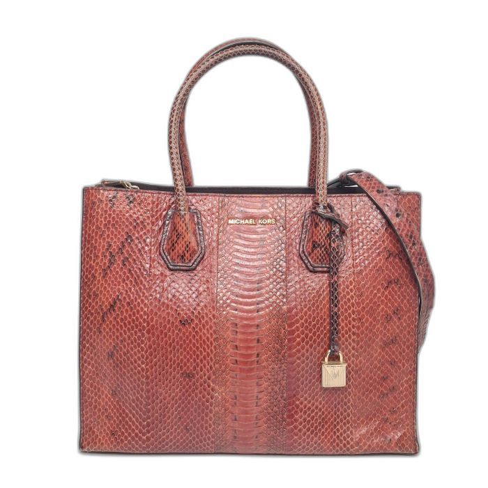 Michael Kors Python-Effect Tote Bag