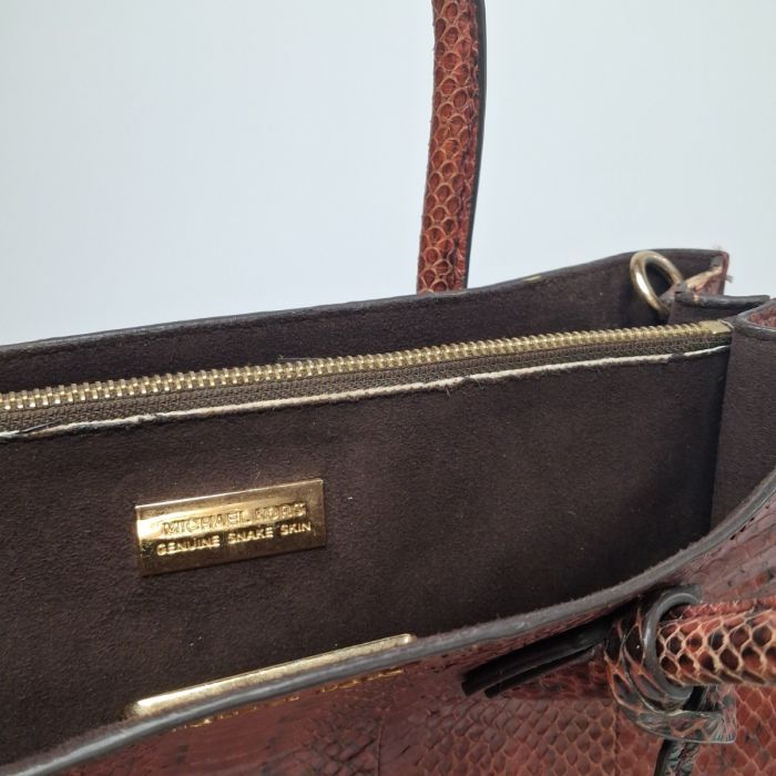 Michael Kors Python-Effect Tote Bag