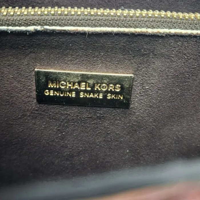 Michael Kors Python-Effect Tote Bag