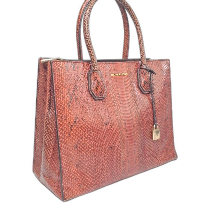 Michael Kors Python-Effect Tote Bag